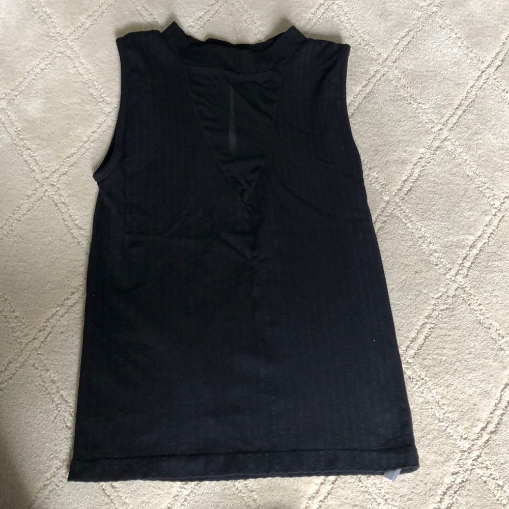black tank top